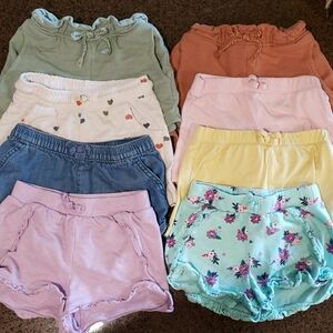 Colorful Assorted Girls' Shorts Set